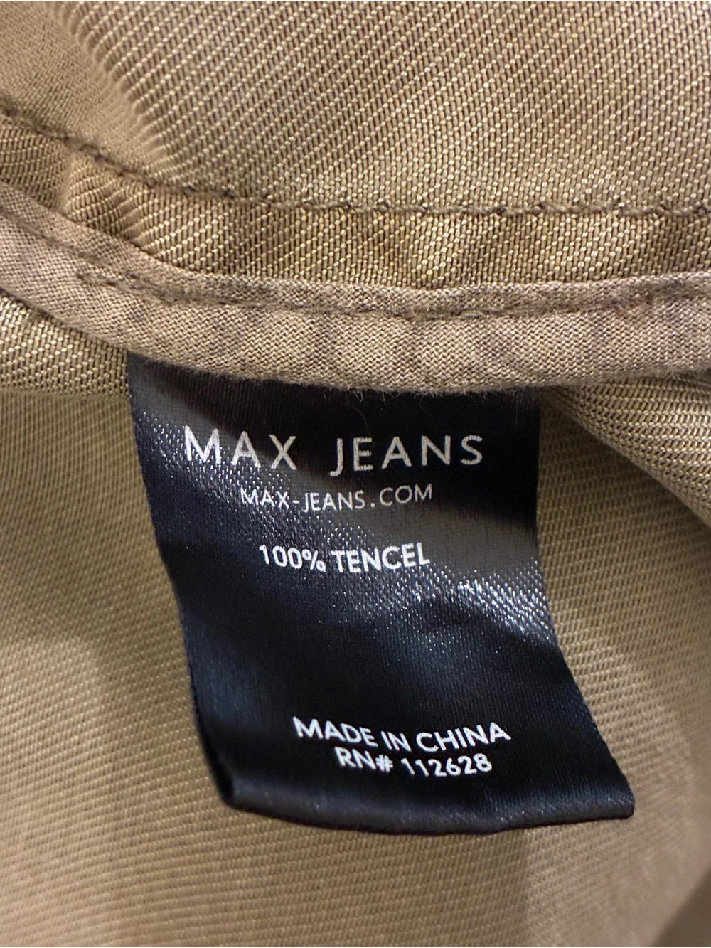 Max Jeans Olive Utility Hooded Jacket